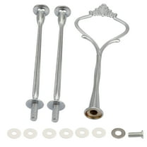 JKLOP Crown 3 Tier Cake Cupcake Plate Stand Handle Hardware Fitting Holder for Home & Kitchen