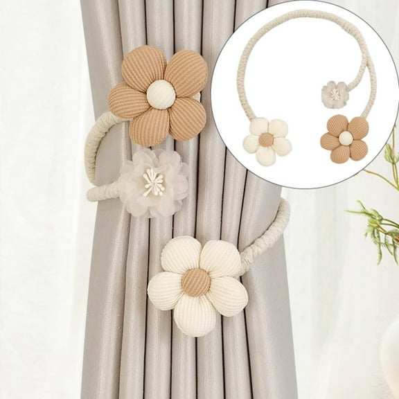 Clearance Under $5 Curtain Tie Back Clips; Curtain Ties; Curtain Holdbacks; Creative Curtain Cords; Elegant Curtain Ties For Bedroom Decoration;emian