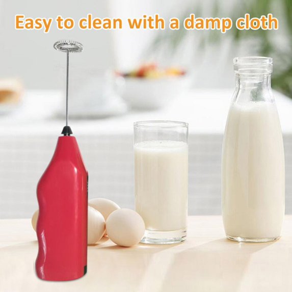 Clearance Under 5$ Dienrx Electric Blender Stick Coffee Mini Egg Beater, Mini Handheld Electric Eggs Mixer Cream Coffee Cake Household Eggs Mixer
