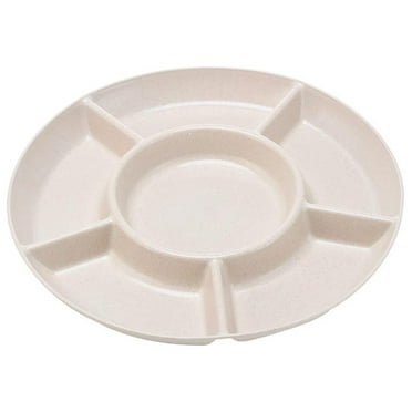 Clearance Under 5$ Dienrx Nut and Candy Serving Tray, Food Storage Tray Nut Platter Candy Snacks Server Dish Divided Dried Fruit Snack Plate Serving Platter for Party