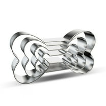 Clearance Under $5 Dog Bone Four Stainless Cookie Dog Dog Footprint Set Baking Cake Cookie Cutting