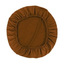 Clearance Under 5$ Elastic Cushion Cover, Dienrx Round Velvet Bar Stool Seat Washable Stool Cushion Slipcover Elastic Bar Chair for Chair