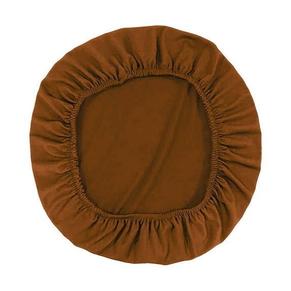 Clearance Under 5$ Elastic Cushion Cover, Dienrx Round Velvet Bar Stool Seat Washable Stool Cushion Slipcover Elastic Bar Chair for Chair
