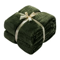 Checkered Blanket, Dienrx Soft Warm Plaid Bed Blanket Large Mesh Flannel Blankets Thick Breathable