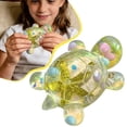 thumbnail image 1 of Clearance Under $5 Glitter Quicksand Turtle Figurine Stress Relief Desk Home Decoration,1PC,Yellow, 1 of 5
