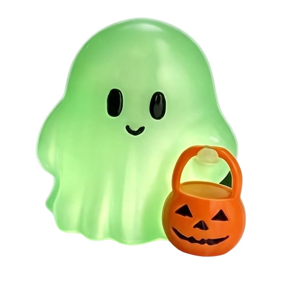 Clearance Under $5 | Glow-in-the-Dark 3D Printed Ghost Figurine Halloween Tabletop Shelf Decor
