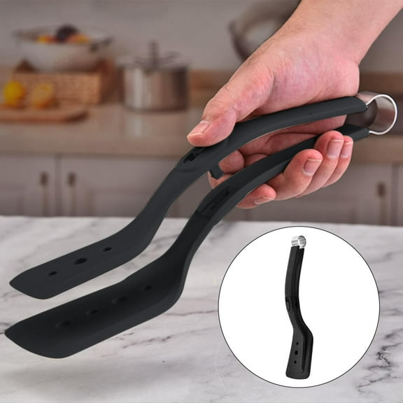 Clearance Under $5 Grip And Flip Spatula Tongs Silicone Kitchen Tongs For Cooking Non Stick Egg Tong Egg Tong Spatula Multifunctional Spatula Tongs P