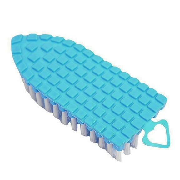Under $5 1 Plastic Brush,Bendable Plastic Brushed Blue,Heavy Duty All Purpose Scrub Brush for Cleaning Bathroom Shower Floor Tile Grout and Concrete