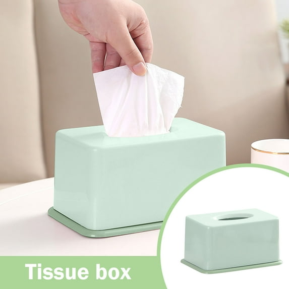 Clearance! Under $5 Household Tissue Box Plastic Living Room Paper Box Toilet Lift Type Facial Tissue Box Living Room Multifunctional Paper Box