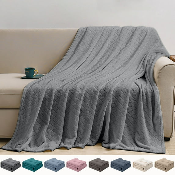 Under $5! InsCrazy Cooling Blanket Lightweight and Easy Care Cool Quilt for Bed Office Home