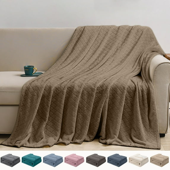 Under $5! InsCrazy Cooling Blanket Lightweight and Easy Care Cool Quilt for Bed Office Home