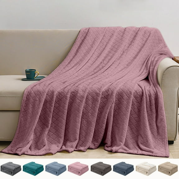 Under $5! InsCrazy Cooling Blanket Lightweight and Easy Care Cool Quilt for Bed Office Home
