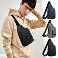 thumbnail image 1 of InsCrazy Sling Bag for Men Models Japanese Hundred Matching Chest Bag and Sports Leisure Bag for Travel Outdoor Sports, 1 of 7