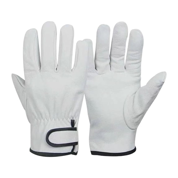 Clearance Under $5 Leather Work Gloves, Thorn Proof Gardening Gloves Style A
