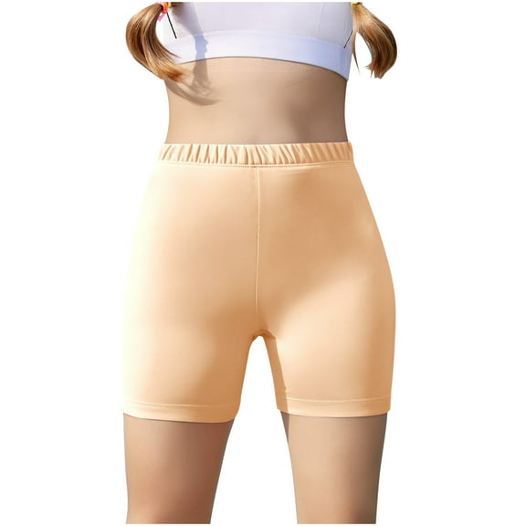 Miqool 5-14 Years Old Girls Bike Shorts Toddler Kids Under Dress Dance Shorts for Biking, Cartwheeling, Yoga, Gymnastics