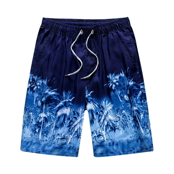 Miqool Big & Tall Men's Swim Trunks Quick Dry Beach Board Shorts Swimsuits Bathing Suits Swimwear with Pockets