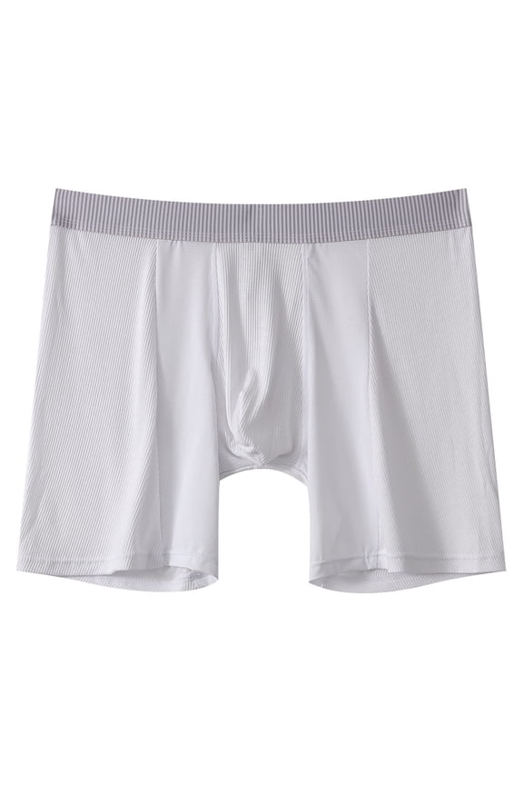 Men's Boxer Briefs Support Ball Bulge Pouch Enhancing Comfortable Underwear, Moisture Wicking & Breathable