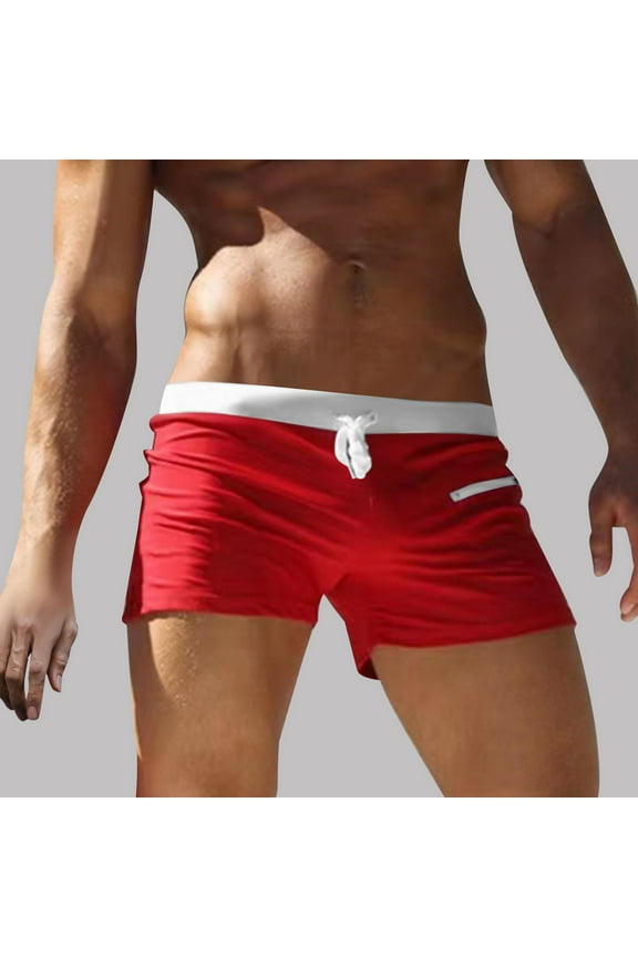Men's Swim Trunks Quick Dry Beach Board Shorts Swimwear Bathing Suit Swimsuit Lightweight Sports Shorts with Pocket