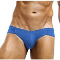 thumbnail image 1 of Miqool Mens Bikini Briefs Bulge Pouch Underwear Soft Breathable Ice Silk Panties Scrunch Butt Underpants, 1 of 4