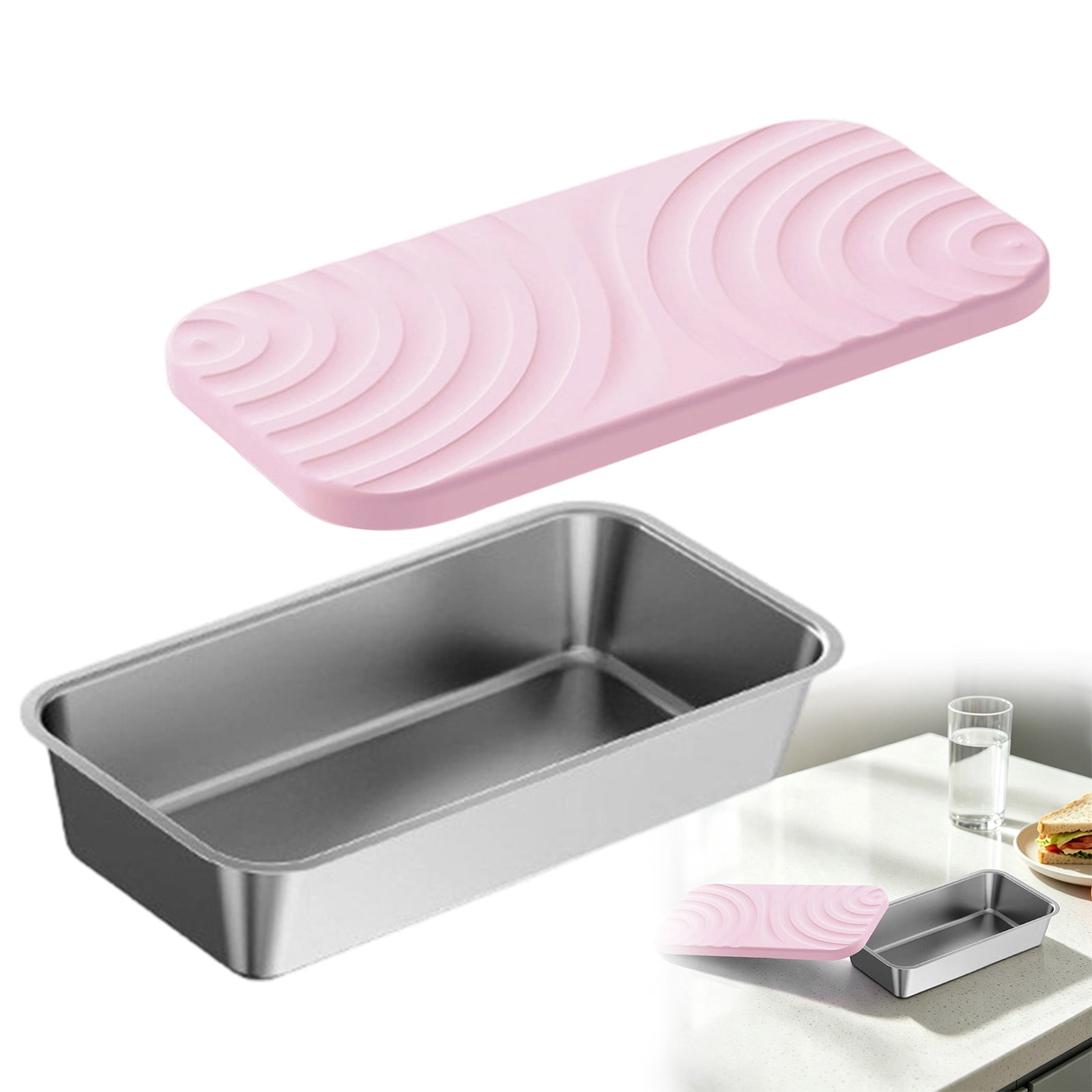Clearance Under $5 Portable Snack Box with Silicone Lid, Single ...