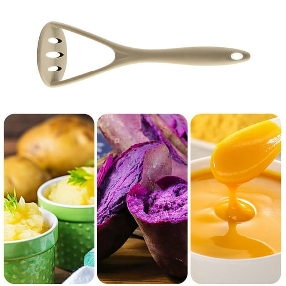 Clearance Under $5 Potato Masher Silicone Food Masher Masher Fruit Crusher Cooking Kitchen Gadget Hand Tool For Vegetables Fruits Food Grey