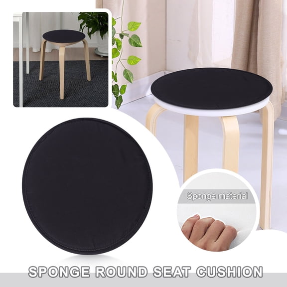 Clearance Under $5 Round Garden Chair Pads Seat Cushion for Outdoor Bistros Stool Patio Dining Room Dark Gray