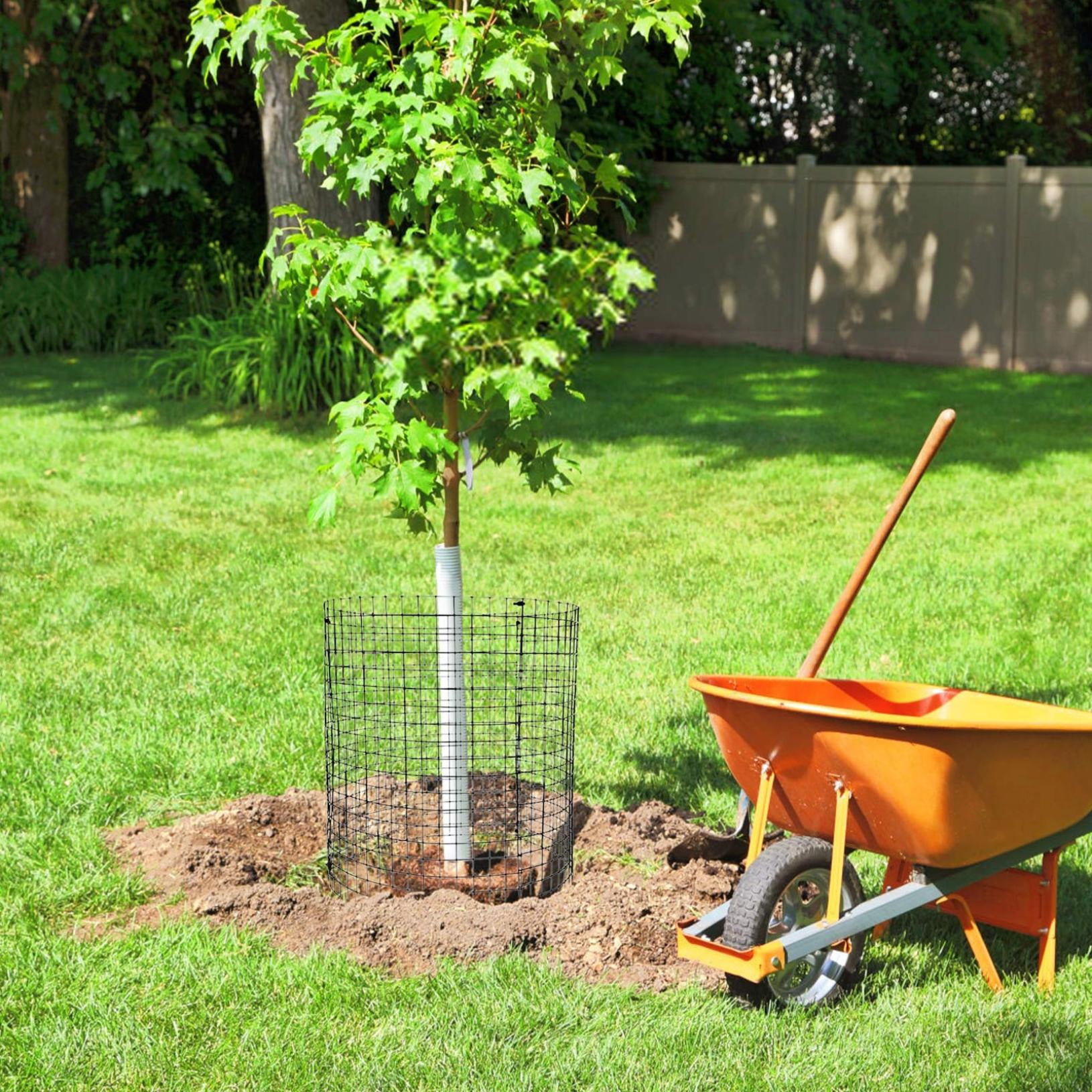 Clearance! Under$5 Round Plant Protector from Animals,6 Pack 12'' x 12'' Metal Plant Cages,Metal Mesh to Keep Animals Out, Garden Protection Bunny Barricades, Wire Plant Protectors