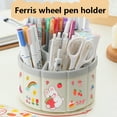 thumbnail image 1 of Savings SINIMOKO Pencil Case On Rotating Table - 6 Compartment Pencil Case Office,Cosmetic Storage, 1 of 8