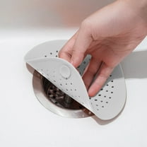 Clearance Under $5 Shower Drains Cover Silicone Hair Stopper Filter Bathroom Drains Floor Sink Strainer