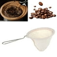 thumbnail image 1 of Last Chance 1 Filter Bag,Flannel Coffee Filter Bag,Stainless Handle Flannel Hand Brewed Coffee Filter Bag Reusable Friendly and Suitable for Families and Coffee Enthusiasts, 1 of 7