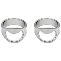 Clearance Under $5 Stainless Steel Thumb Ring Bottle Opener Bar Beer Bottle Opener Tool Ring Bottle Opener 2pcs
