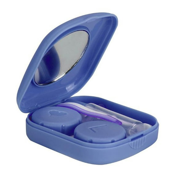 [Clearance Under 5$-Storage Case], FNGZ Multifunctional Contact Lens Case Purple, Cute Mini Easy Carry Case Travel Kit Pp, Home Textile Storage