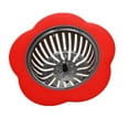 thumbnail image 1 of Under $5 1X Filter,Kitchen Drain Plug Floor Drain Filter Red,Strainer Floor Kitchen Catcher Plug Water Sink Bath Cover Plug Kitchen,Dining & Bar, 1 of 1