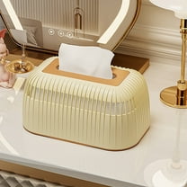 Clearance Under $5!Yyuenw Tissue Box Drawer Tissue Box Cover Tissue Holder for Home Decor,Hand Carved Leather Tissue Box Holder