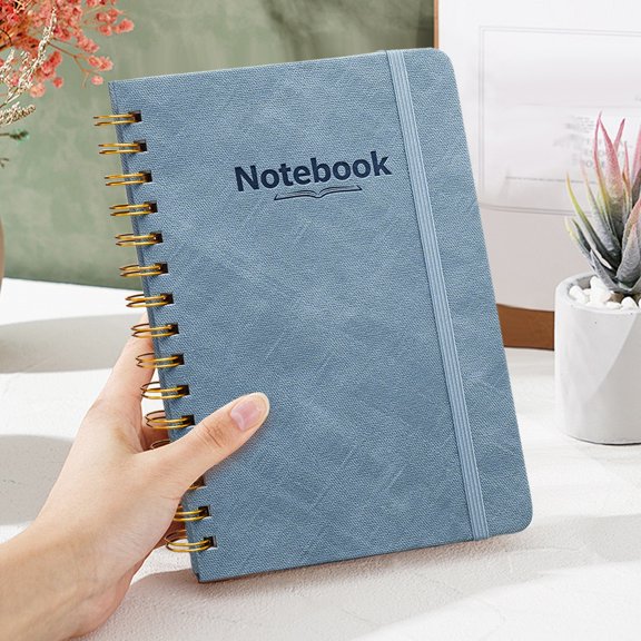 Clearance Under $6.5! Spiral Daily Notebook Blue Composition Notebook Notepad