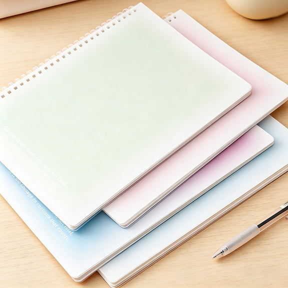 Clearance Under $7! 2Pcs Gradient Color Notebook C Composition Notebook Notepad