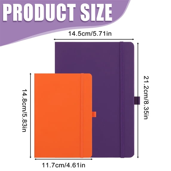 Clearance Under $7.5! 2Pc A5+A6 Strap Notebook Pink S Composition Notebook Notepad