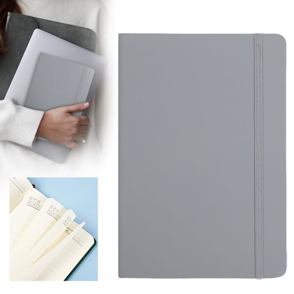 Clearance Under $7.5! 2Pc Strap Book A5 Horizontal Line Style 80 Sheets (160 Pages)/Book Composition Notebook Notepad