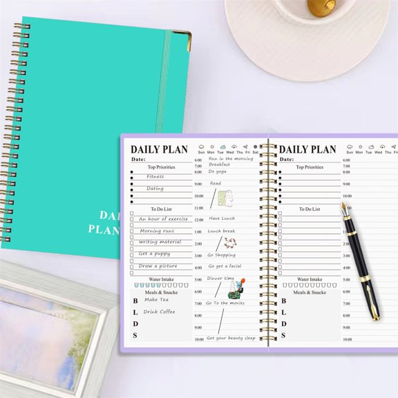 Clearance Under $7.5! A5 Self Discipline Check In Plan Notebook B Composition Notebook Notepad