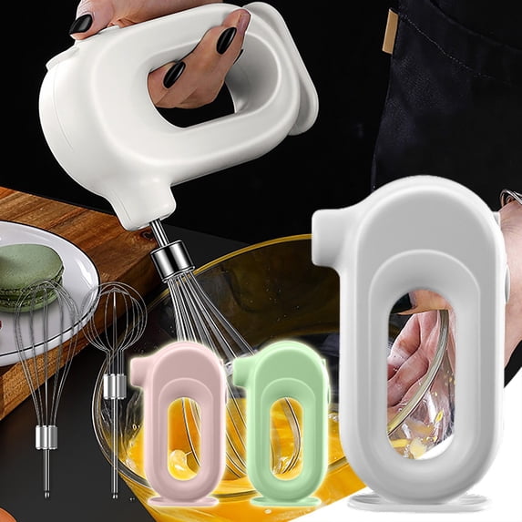 Clearance Under $7.69 Cordless Hand Mixer with 2 Whisks, USB Rechargeable 4-Speed Egg Beater for Baking