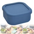 Clearance Under $7 Silicone Storage Container with Lid, Portable Meal ...