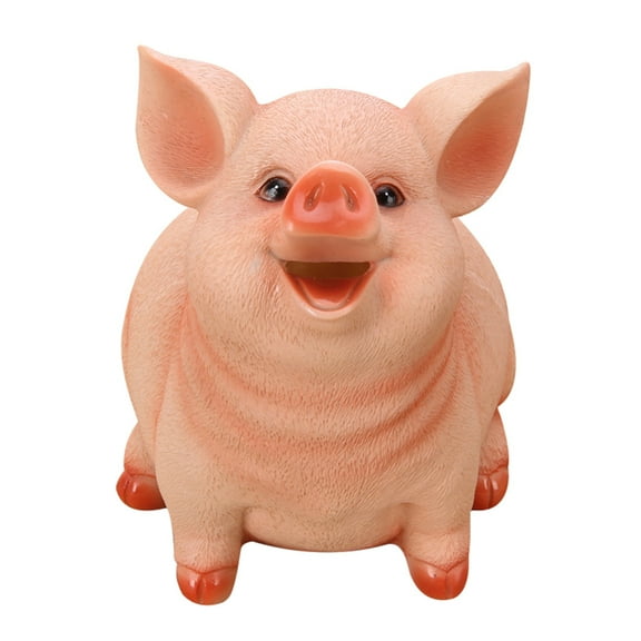 Clearance Under $8.94! 1PC Large Animal Coin Bank, Resin Piggy Bank for Home Decor & Saving, Resin, for Kids & Adults, (21x16x16cm, Multicolor)