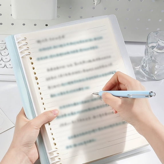Clearance Under $8! B5 Soft Back Loose Leaf Notebook In Pink Composition Notebook Notepad