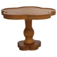thumbnail image 1 of Clearance Under $9.9! 1PC Wooden Cake Stand with Scallop Edge, Rustic Pedestal Tray - Retro Dessert Display Stand (D, One Size), 1 of 9