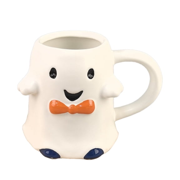 Clearance Under $9.99! 1PC Ceramic Little Devil Pumpkin Coffee Mug, Cute 3D Pattern Halloween Cup, Resin, (One Size, A)