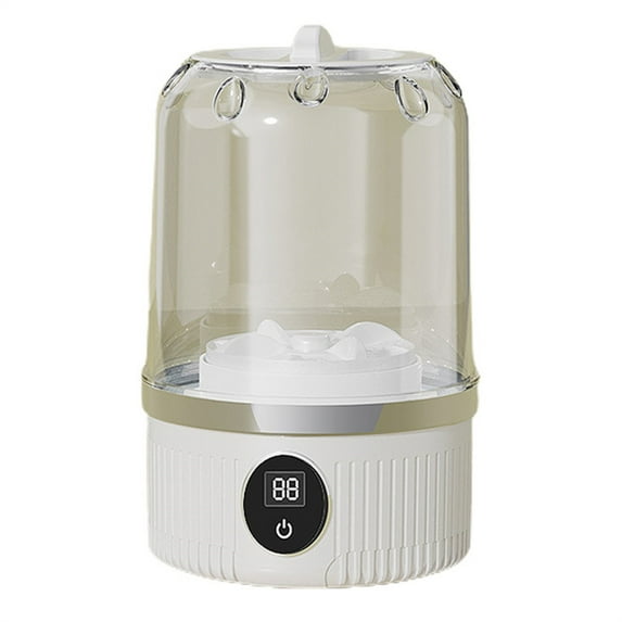 Clearance! Underwear Washer, Portable Rechargeable Cordless Mini Washing Machine, Furenl Underwear Washer Portable Rechargeable Cordless Washing Machine 1L Capacity White High Efficiency