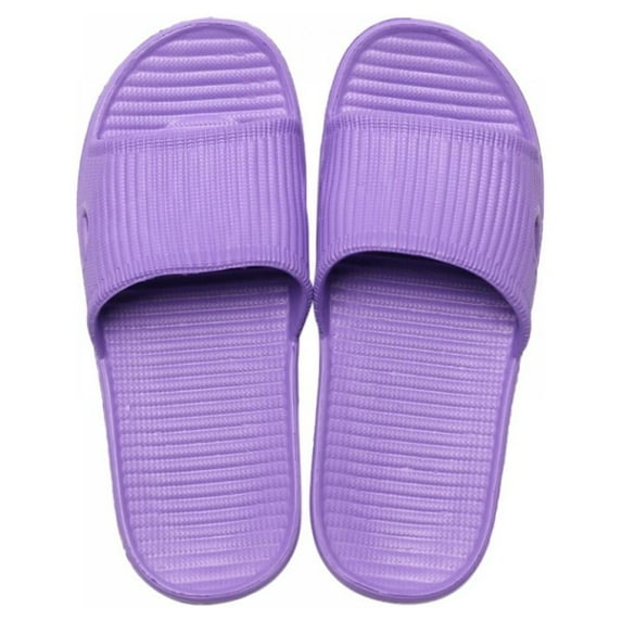 Clearance Unisex Summer Non-slip Slippers Couple Family Women And Men Slip On Light Weight Sandal Flat Slide Shoes for Hotel Bathroom Bath