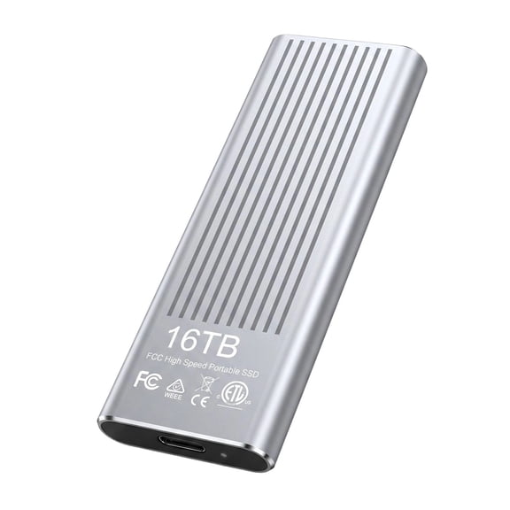 Clearance!Universal 16TB Large Capacity External Storage Disk, Slim Portable Data Drive