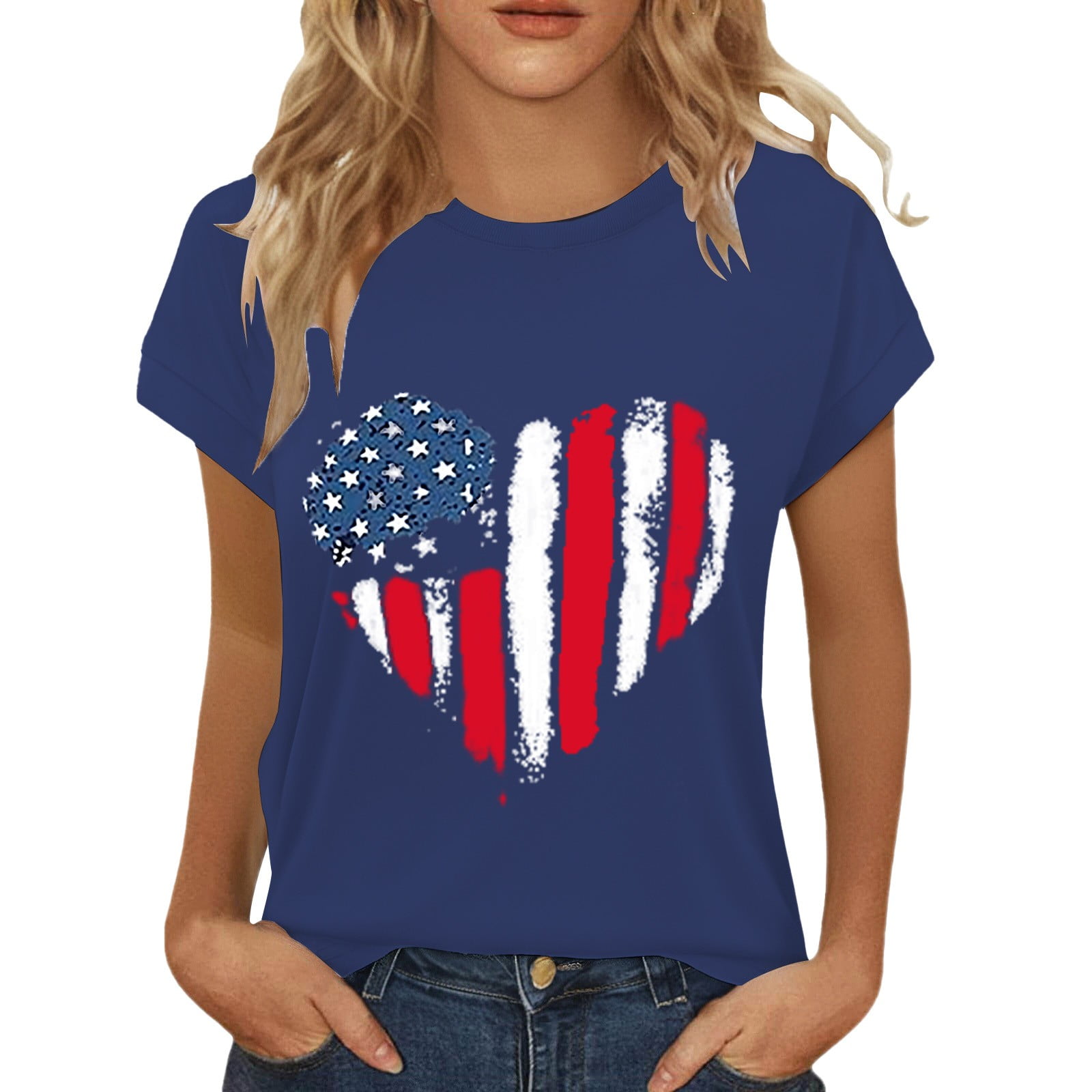 Clearance!Uooqdmx 4th of July Shirts Women, 4th of July Outfits for ...