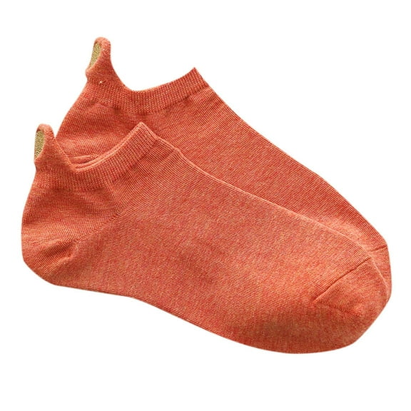 Uooqdmx Ankle Socks, Cotton Socks for Women, Low Cut Socks Women, Casual Sport Cotton Sock, Cozy Socks, Red One Size